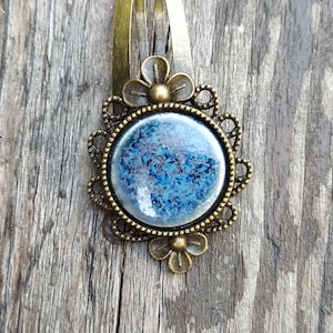 Stylish hair clip, blue hair clip, ceramic hair decoration, Hair Jewelry, hair decor, vintage hair clip, decorative hairpin, hair style pin