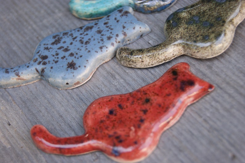 Ceramic Cat magnet