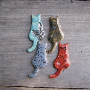 Ceramic Cat magnet