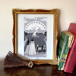Diez de Copas La boda de Aragorn Arcanos Menores Baraja de Tarot El Señor de los Anillos Fanart Hobbits de Gondor