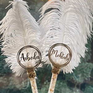 Nikkah Pens - Wedding, Bridal - Custom, Personalised