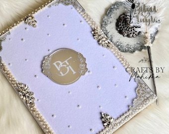 Nikkah Certificate Premium Luxury Folder - Customised, Personalised, Handmade Certificate Folder