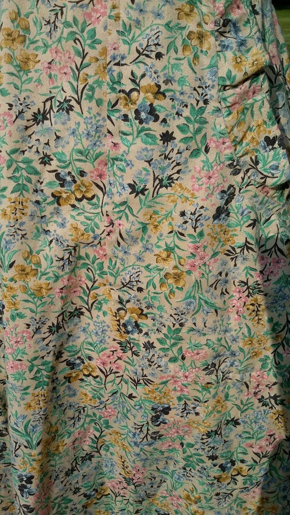 Mid Century Pastel Calico Sundress - image 8