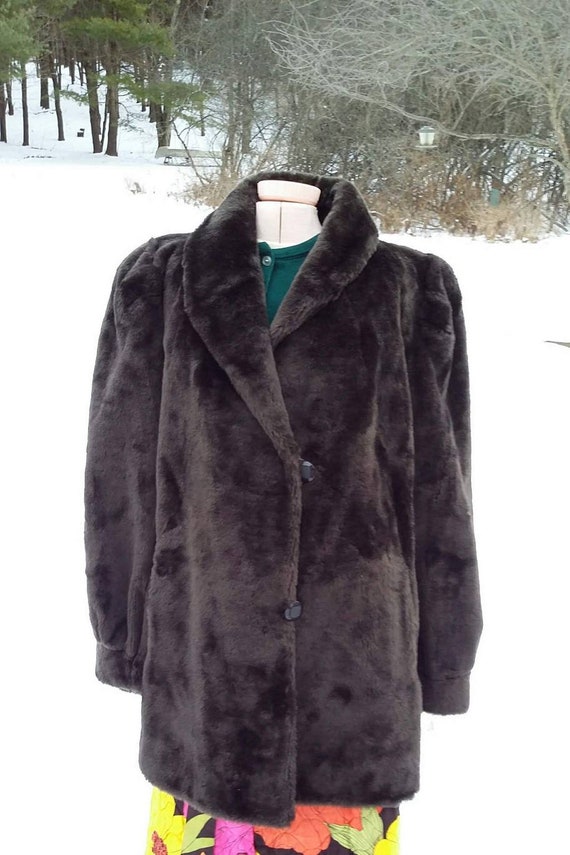 Dead Stock Faux Fur Teddy Bear Coat - image 2