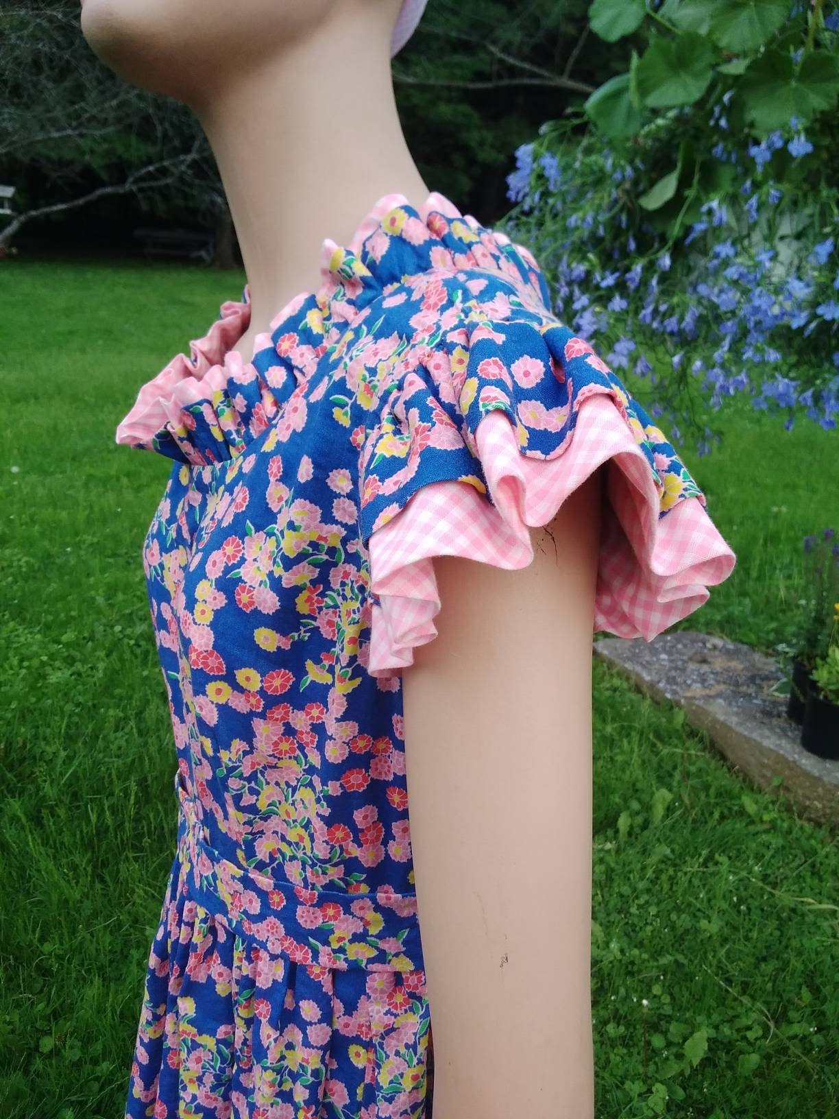 Flower Child Cottagecore Maxi Dress - Etsy