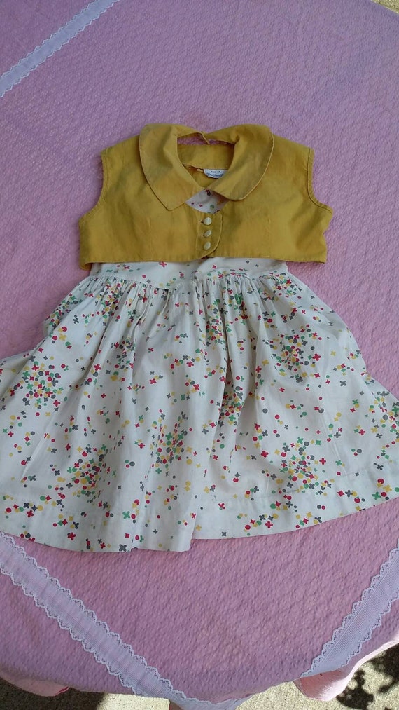 Adorable Toddler Novelty Print Halter Dress and B… - image 2