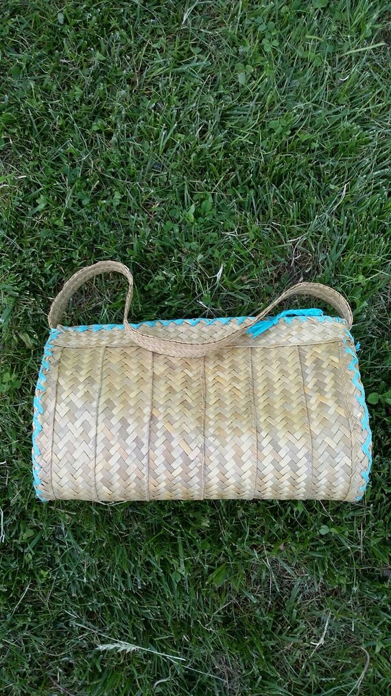 Adorable Colorful Bohemian  Straw Bag - image 3