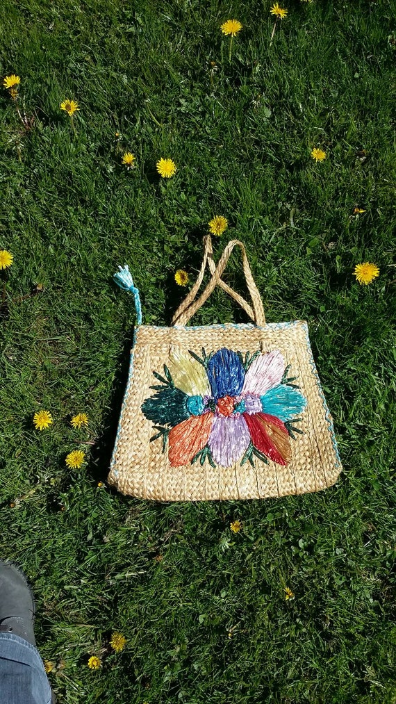 Bohemian Straw Bag