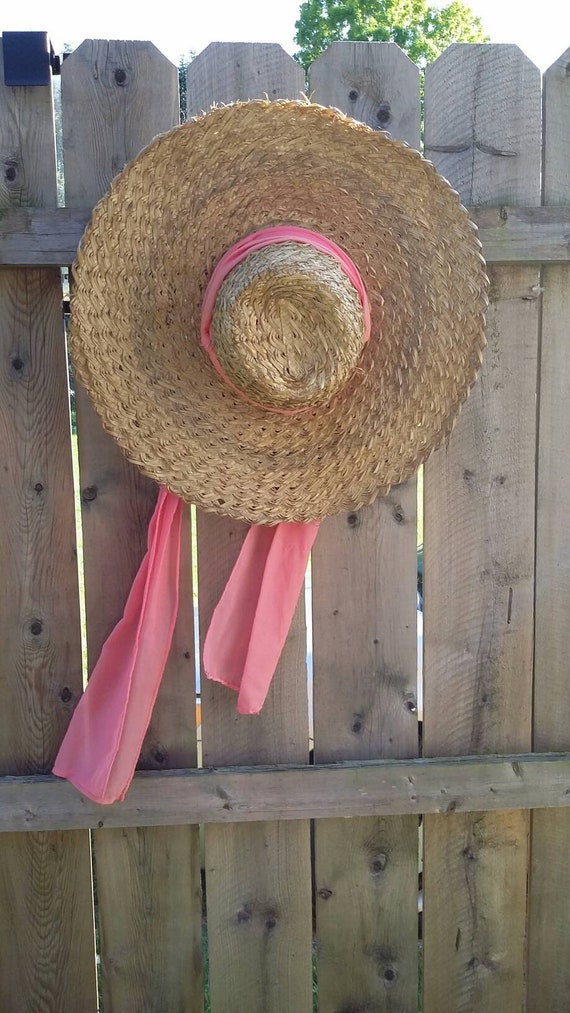 Vintage Straw Hat Easter Hat Garden Hat, Summer Hat Church Hats Home,  Garden Decor Women's Straw Hats Easter Hats Straw Hats 