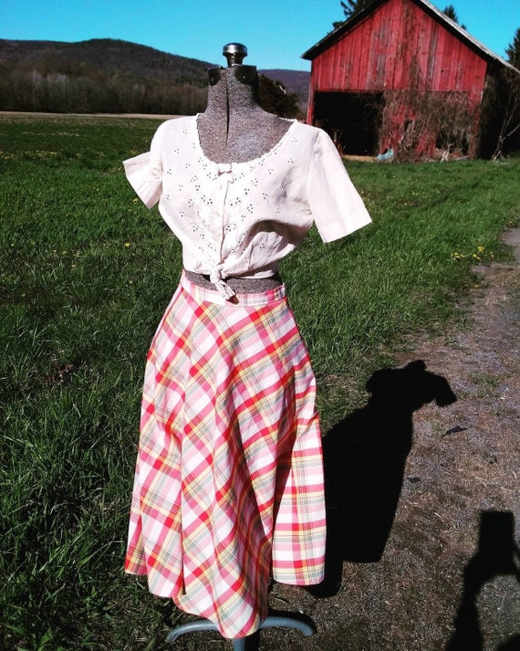 Wrangler Plaid Summer Skirt