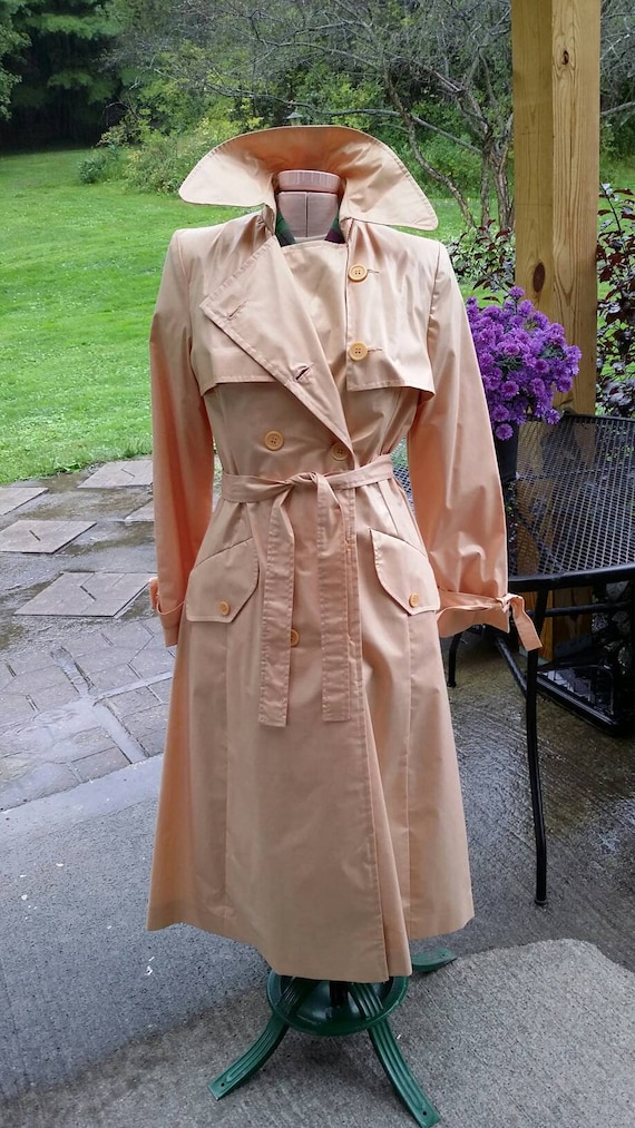 Beautiful Apricot NWT Trench Coat