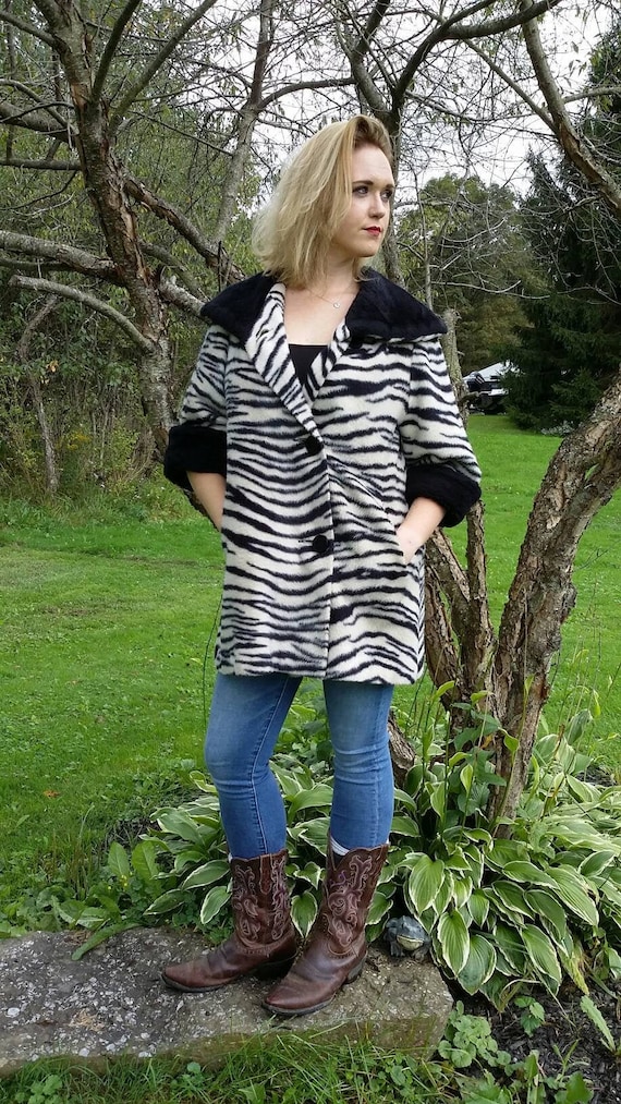 Zebra Striped Bombshell Faux