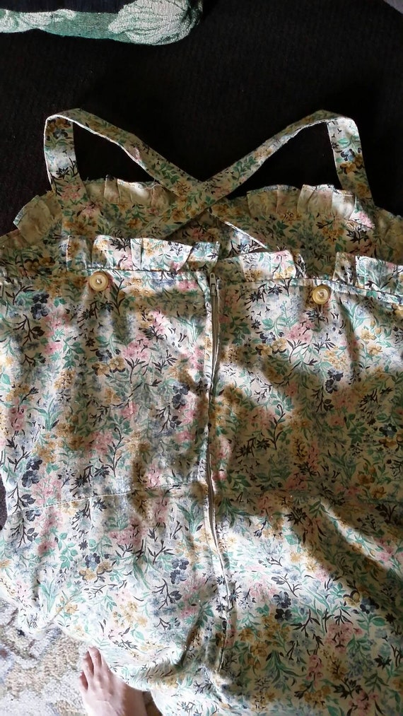 Mid Century Pastel Calico Sundress - image 10