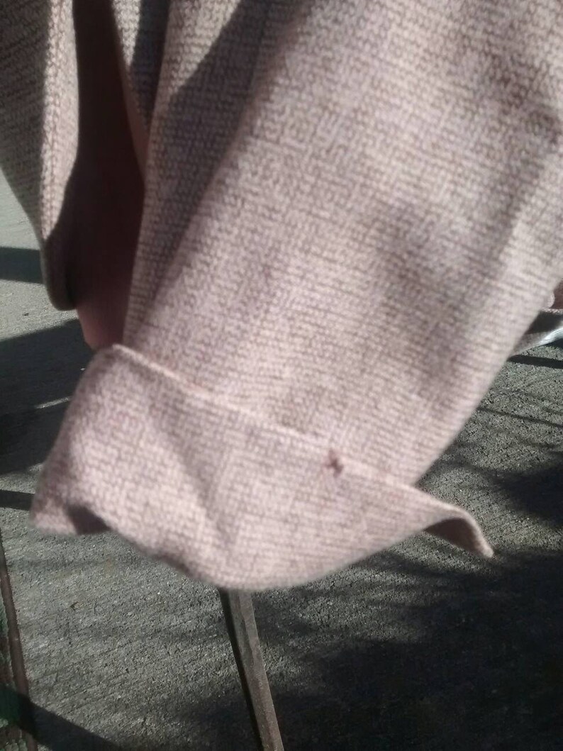 Pink and Black Tweed 1940s Suit Jacket