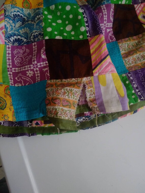 Really Long Patchwork Skirt Dress Fabric - image 5