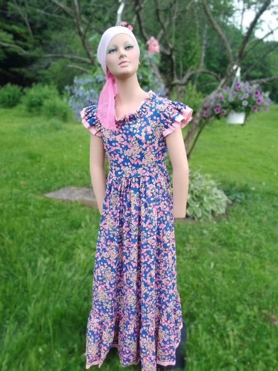 Flower Child Cottagecore Maxi Dress - image 1