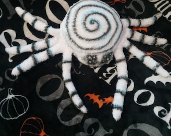 Creepy Creature Spiral Spider Halloween Plush Handmade (large)