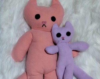 Milkshakes the Cat Billy and Mandy plush fan art large or small variations