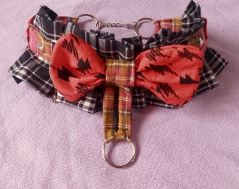 PlaidPunk Bowtie collar