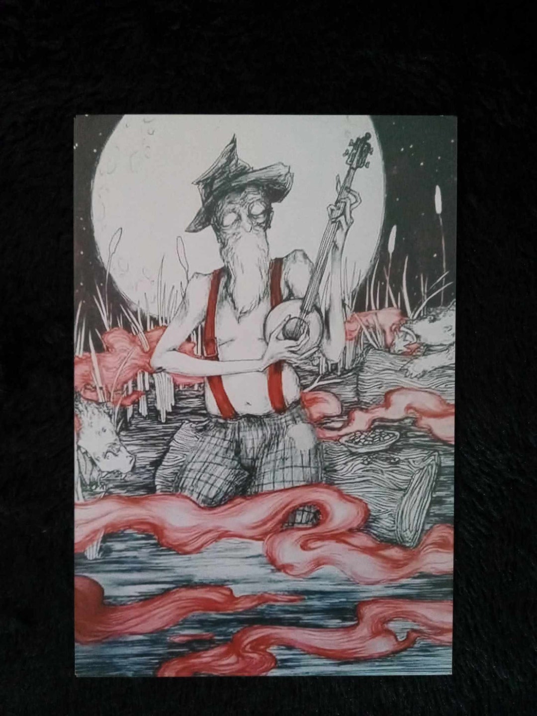 Suspender Man SPG Fanart Print 4x6 Steam Powered Giraffe Etsy