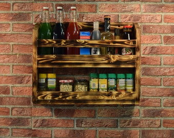 Spice and bottle rack "Flamed"