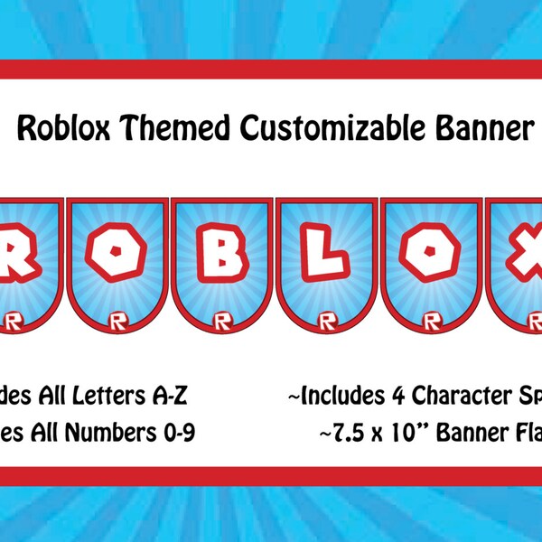 Roblox Themed Custom Banner