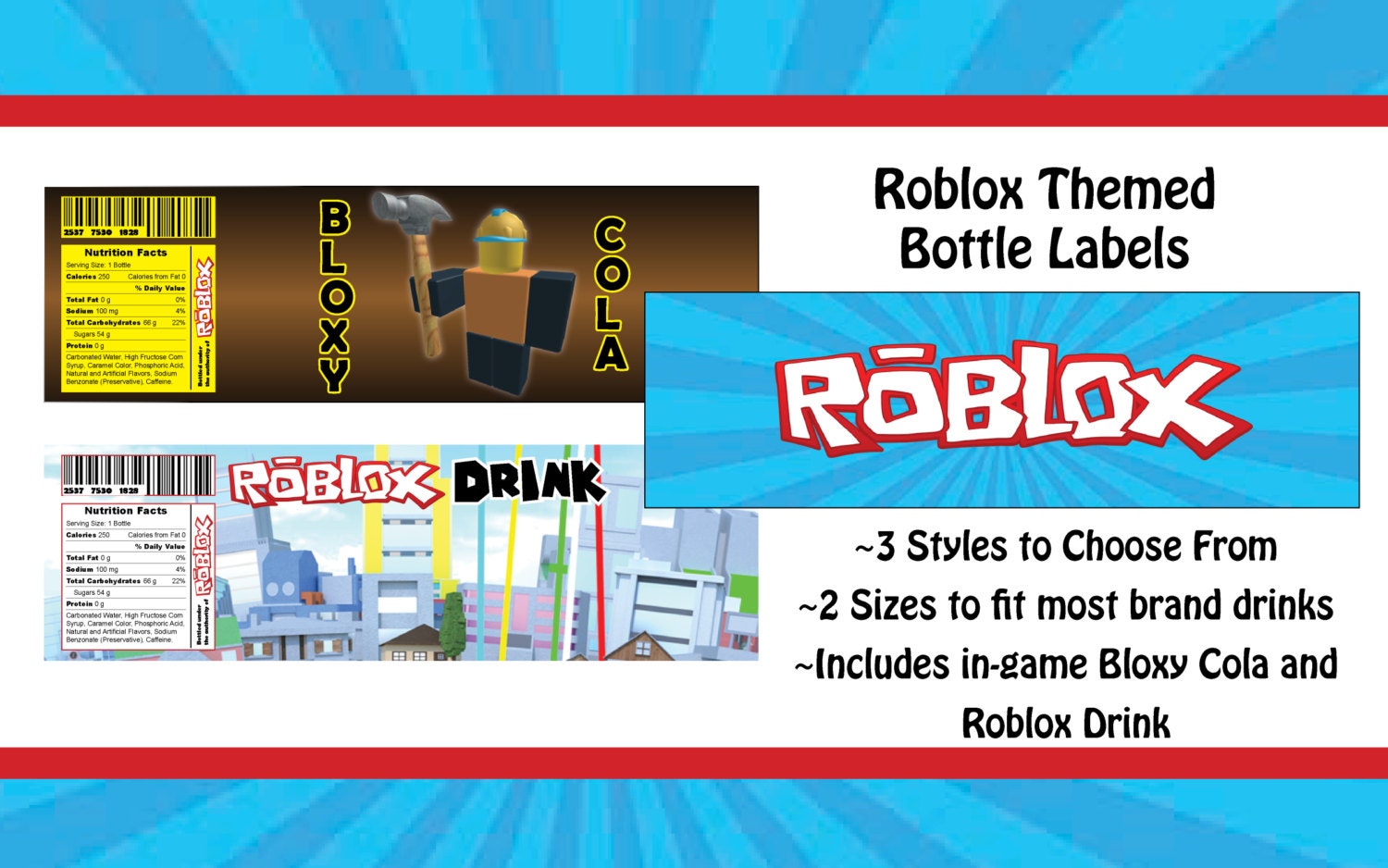 Roblox Bloxy Cola Template