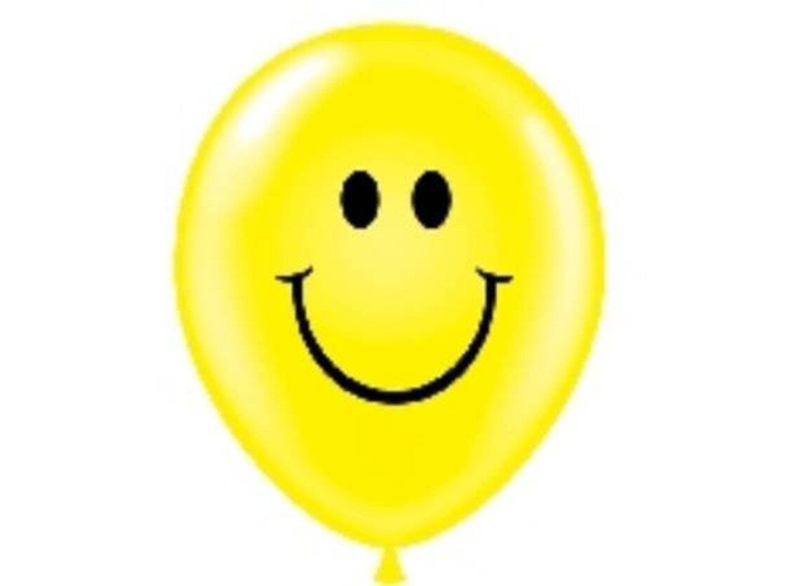 Globos de cara sonriente de 17 5 cuenta - Etsy España