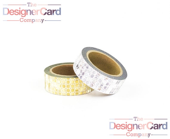 Create Stunning and Sparkling Gold Washi Tape Birthday Card