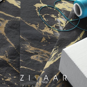 Gold Marble Wrapping Paper Sheets Gift Wrap Presents Gifting UK Natural Pattern