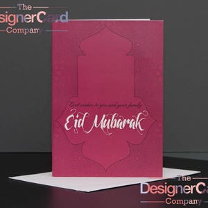 Cartão Eid com Padrão Islâmico Tradicional Cartão Islâmico Eid Mubarak Ramadan