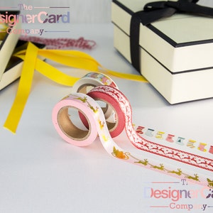 Gemengde Pack kerst Design Washi Tape-Masking Tape rendieren kousen kous