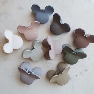 Matte Mouse Claw Clip | Mickey Inspired Hair Clip