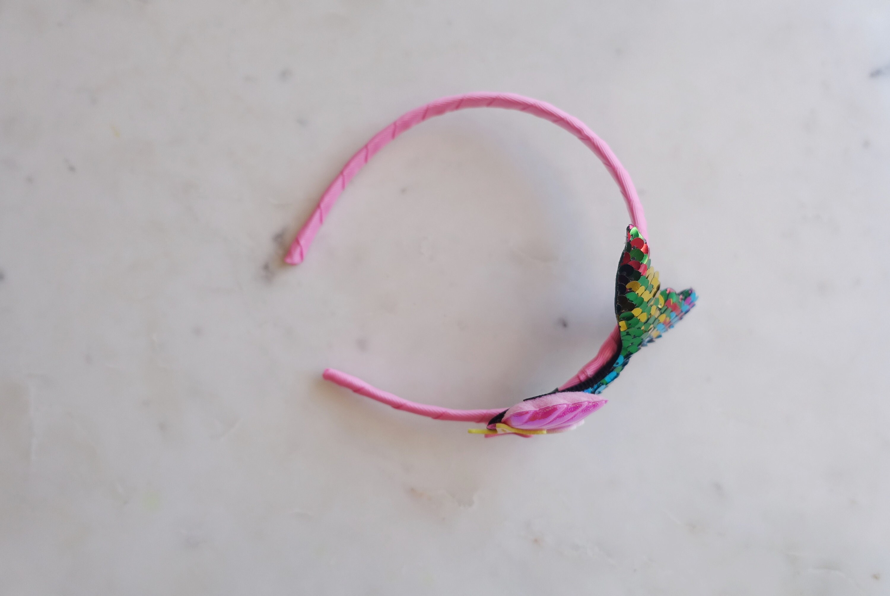 DRESHOW 6 Pezzi Ragazze Fasce Arco Glitter Bambini Fascia Cuore Stella