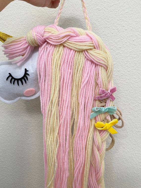 Rainbow Tassels Hair Bows Holder Hanging - Baby Hair Accessories Storage  Headband Holder Hair Clips Organizer Wall Hanger Decor For Baby Girls Room  Or