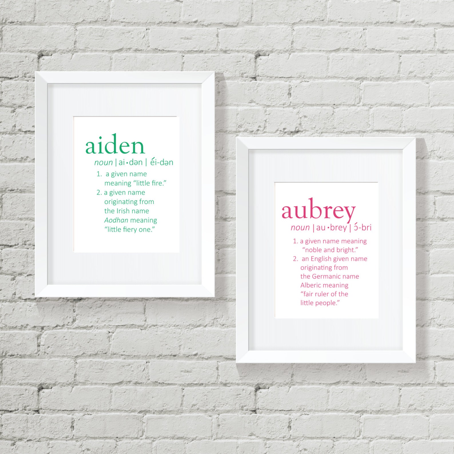 Personalized Name Art Name Meaning Art Print Custom Etsy