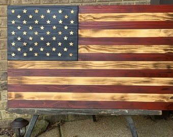 Wood flag.Rustic flag,Americana 2, wooden flag, flag,American flag, handcrafted flag
