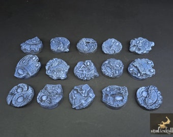 28,5mm X 15 pcs Round Resin Bases Terrain Scenery Eldar Ruins