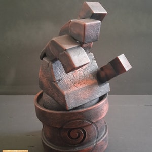 Hellboy Fun Art Hand 3D Printed Model Painted