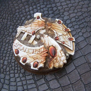 60mm round resin base terrain scenery Eldar ruins