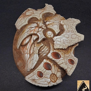 120x95mm resin base terrain scenery Eldar Ancient Titan Ruins