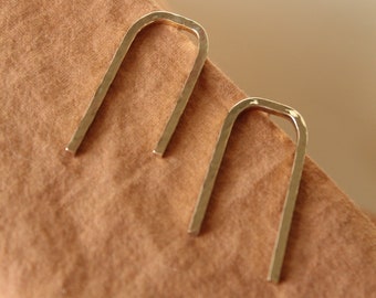 Squiggle Brass Earring Collection: 08