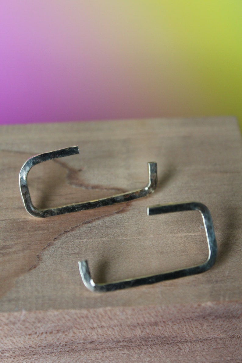 Squiggle Brass Earring Collection: 03 image 4
