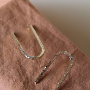 Squiggle Brass Earring Collection: 06 image 3