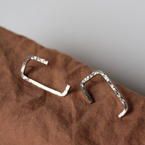 Squiggle Brass Earring Collection: 03 image 5
