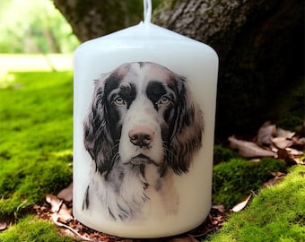 Springer Spaniel Kerze, Hundeliebhaber Home Decor
