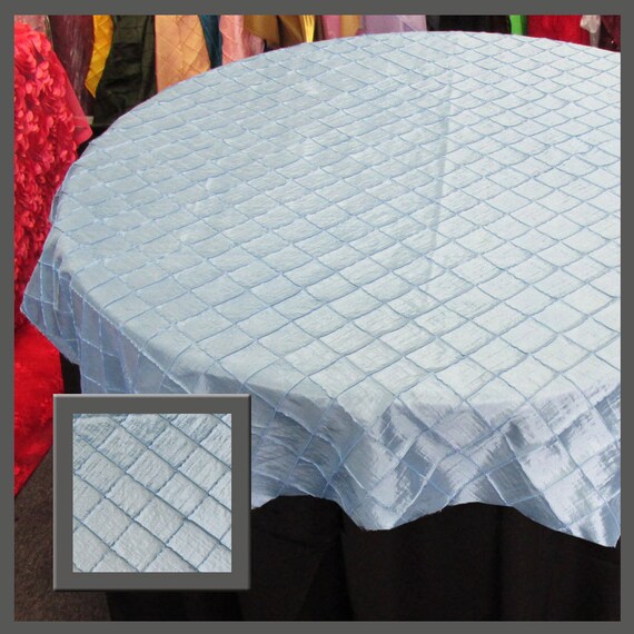 Ribbon /& Sequin 4083 Table Overlay 50 X 50 Inches Square Ivory