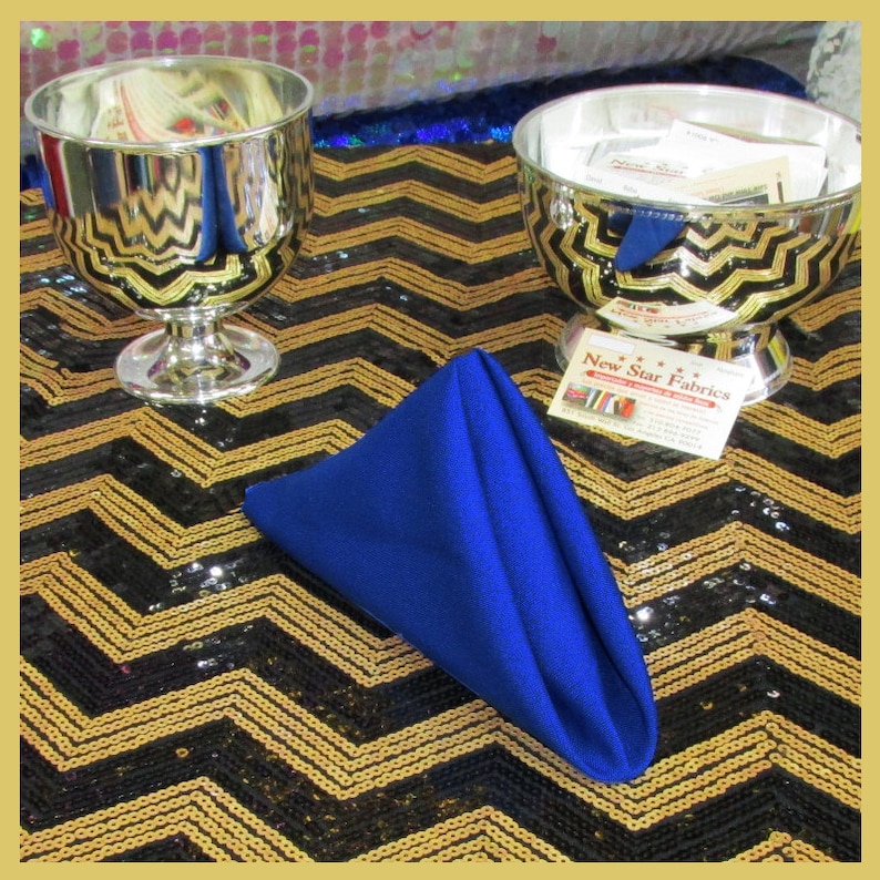 100 pcs 18X18 Polyester Napkins Wedding Party Table Decorations Supply Royal Blue 150