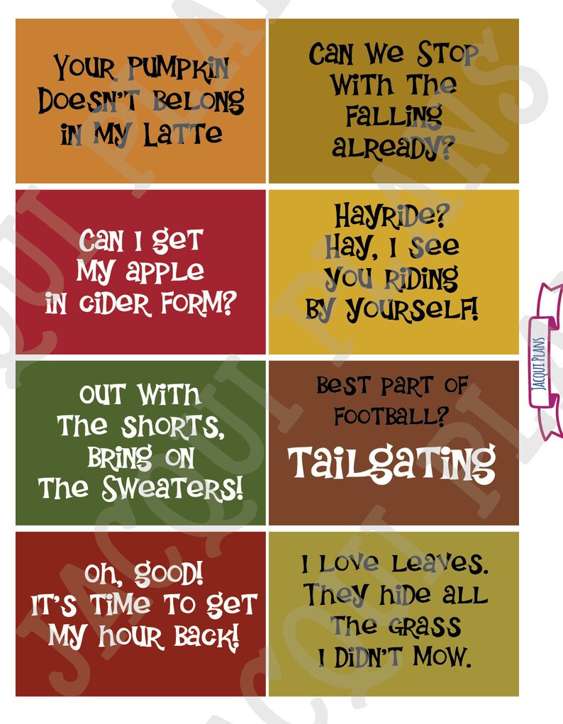 Autumn Snarky Sayings Planner Stickers for the Recollections - Etsy