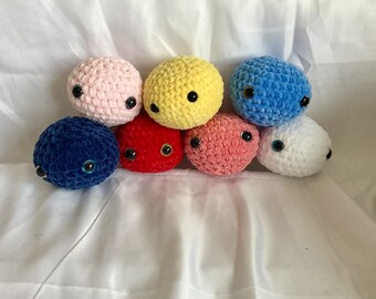 Balle anti stress crochetée à la main